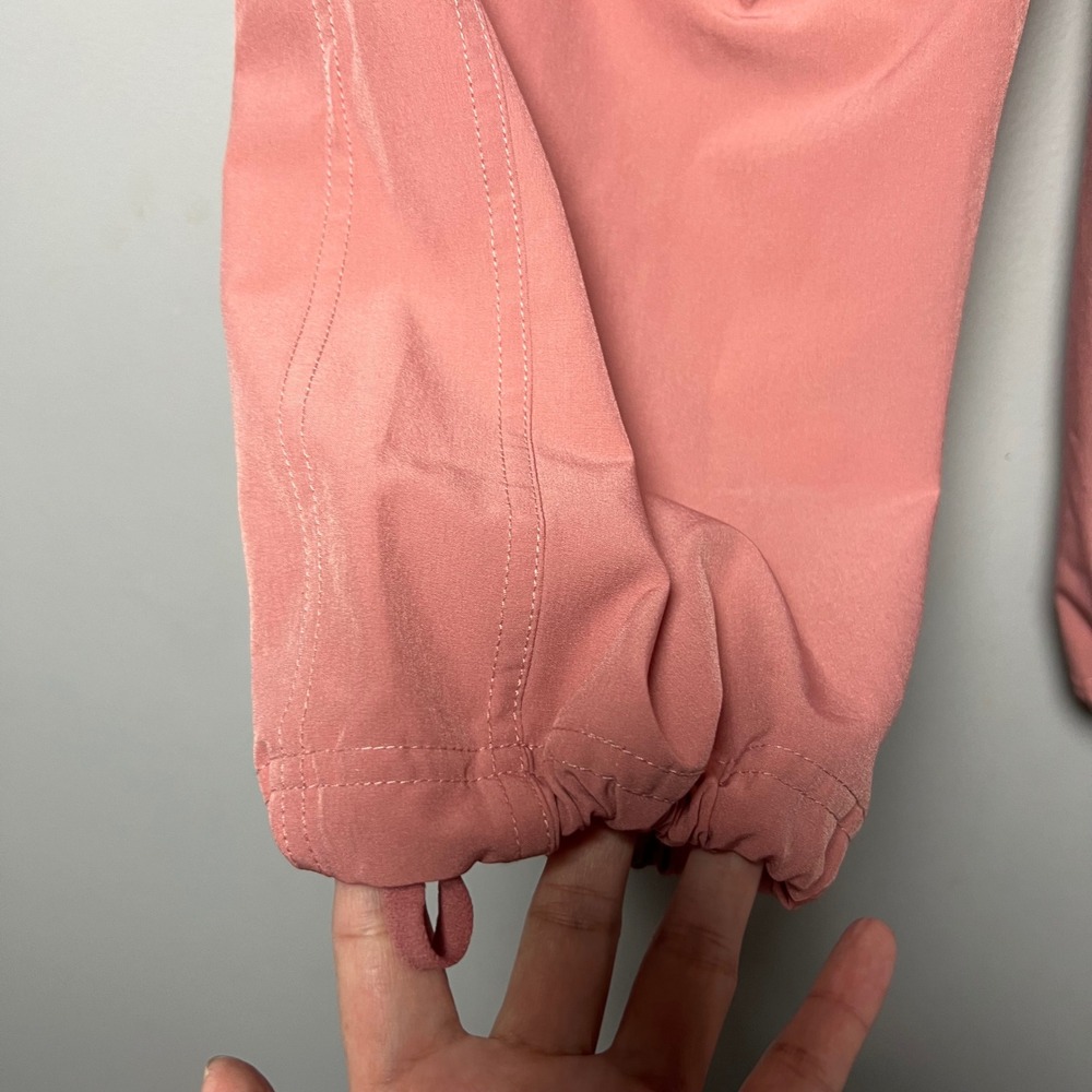 APANA Pink Jogger Pants Elastic Waist Womens Size Large Performance Yoga Running - Picture 4 of 6